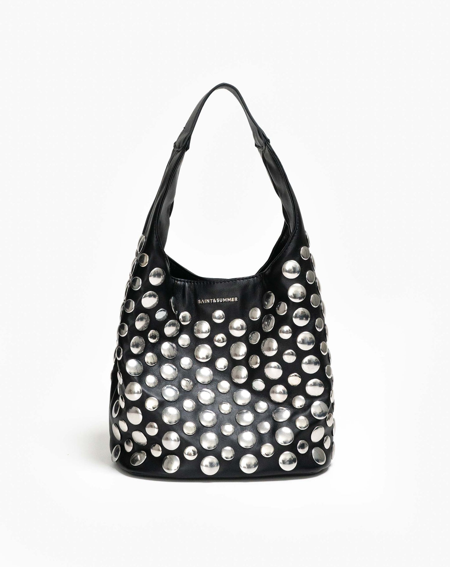 Ladies Deonna Studded Slouch Bag