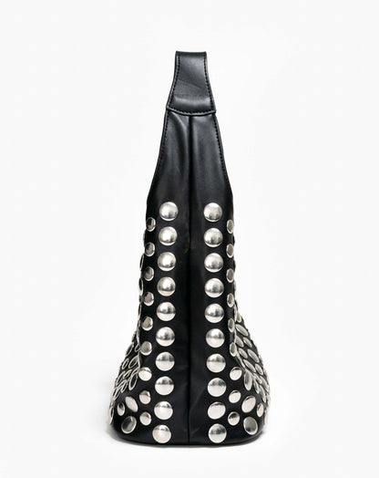 Ladies Deonna Studded Slouch Bag