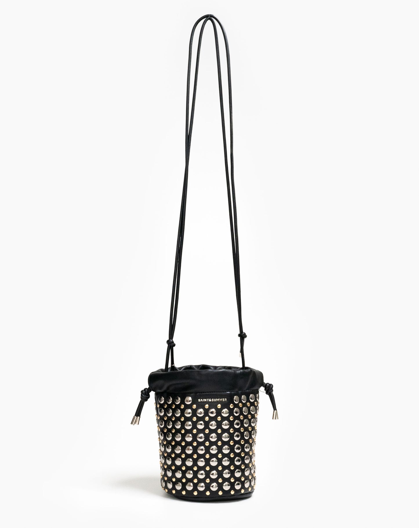 Ladies Aneira Studded Bucket Bag