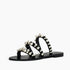 Inez Pearl Strap Sandals - Flats