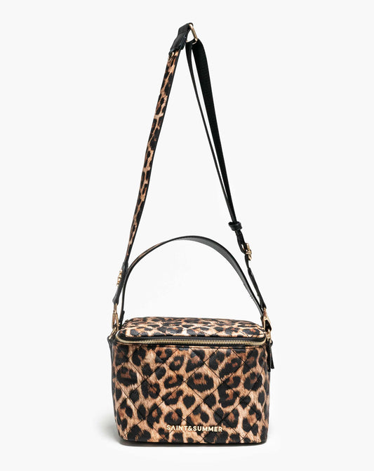 Zanna Small Leopard Cooler