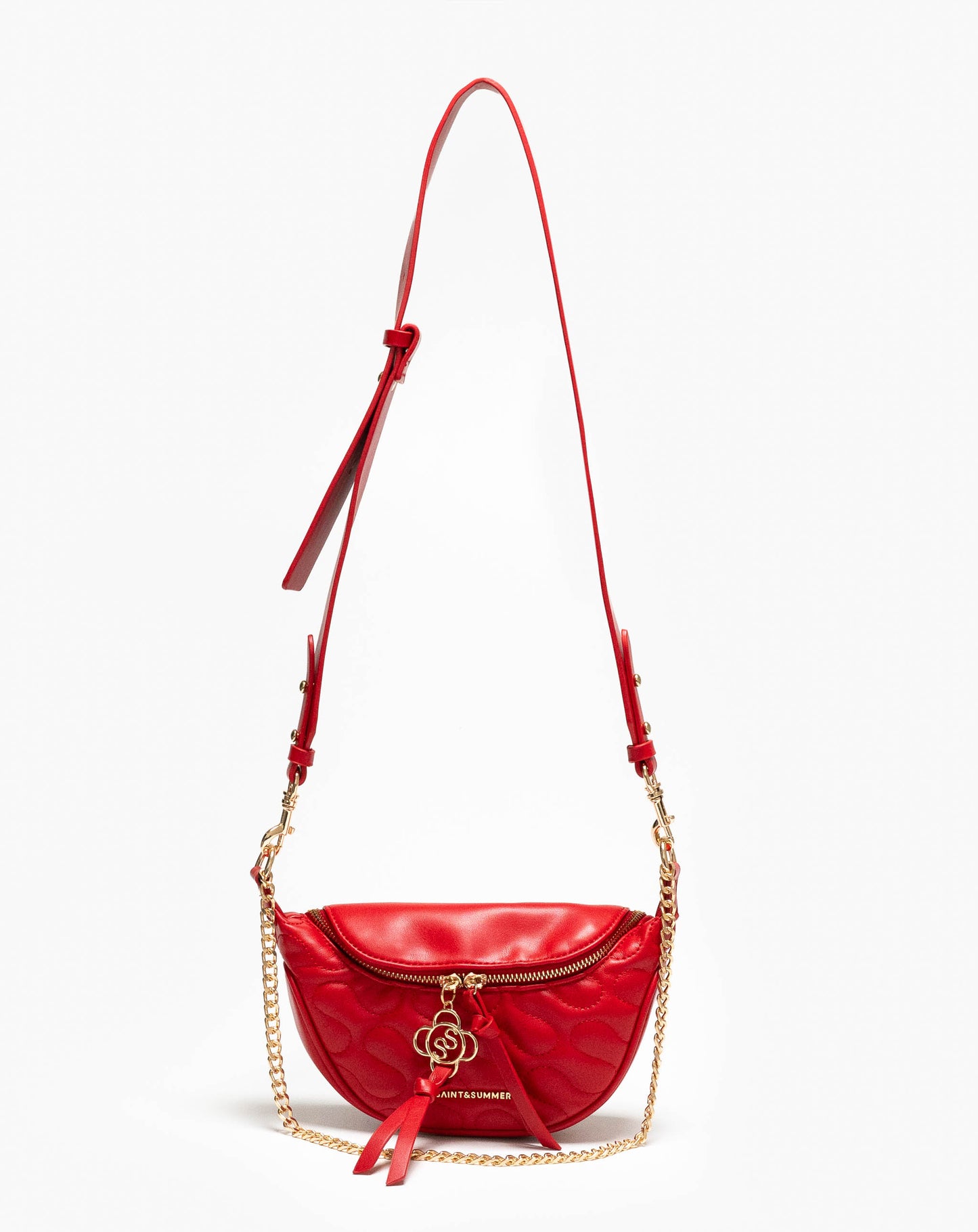 Vagabond Embroidered Bum Bag With Shoulder Chain