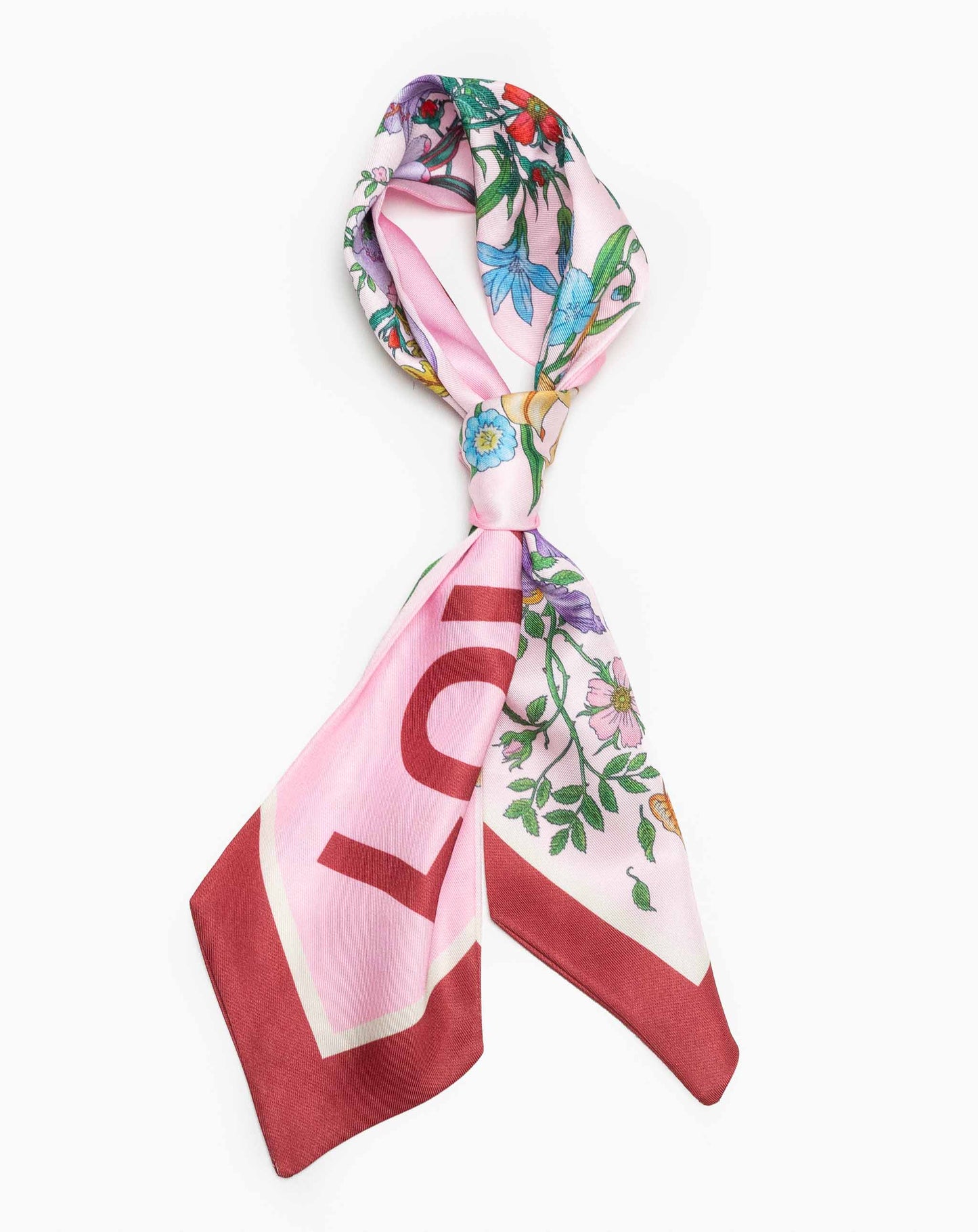 Amore Twill Scarf with Characters