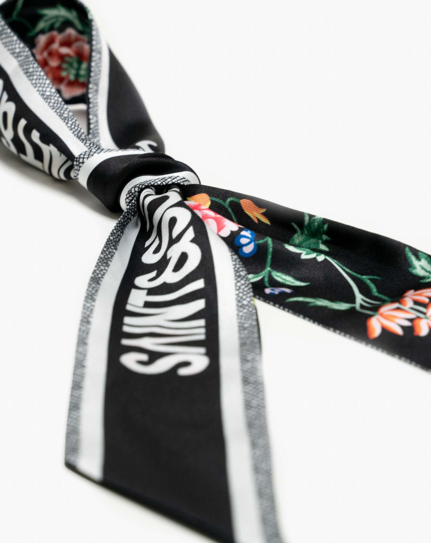 Fioranza Twill Floral Scarf with S&S logo
