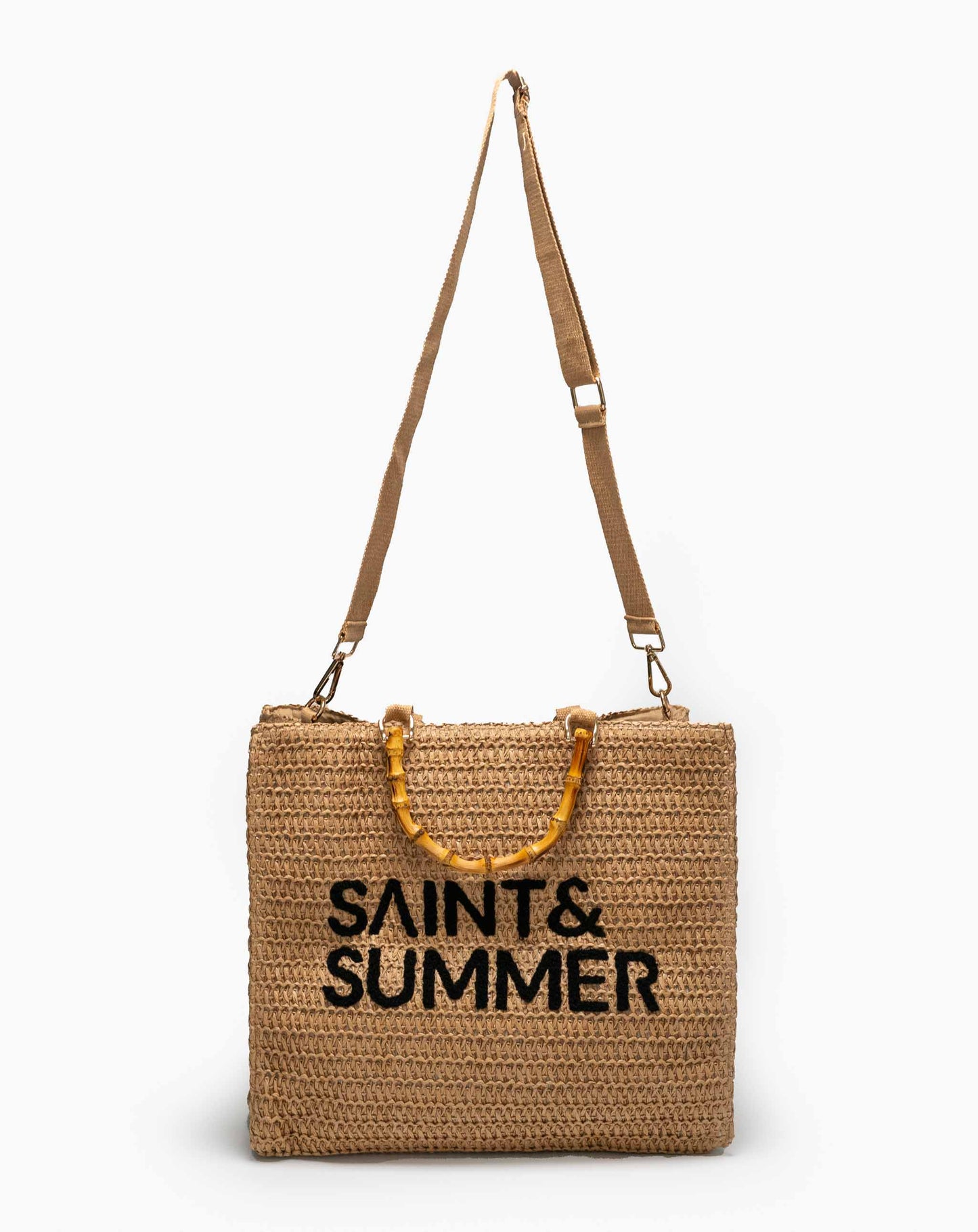 Ladies Tuli Raffia Basket Bag