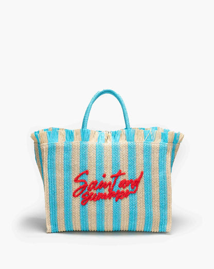 Ladies Lula 2 Tone Basket Bag