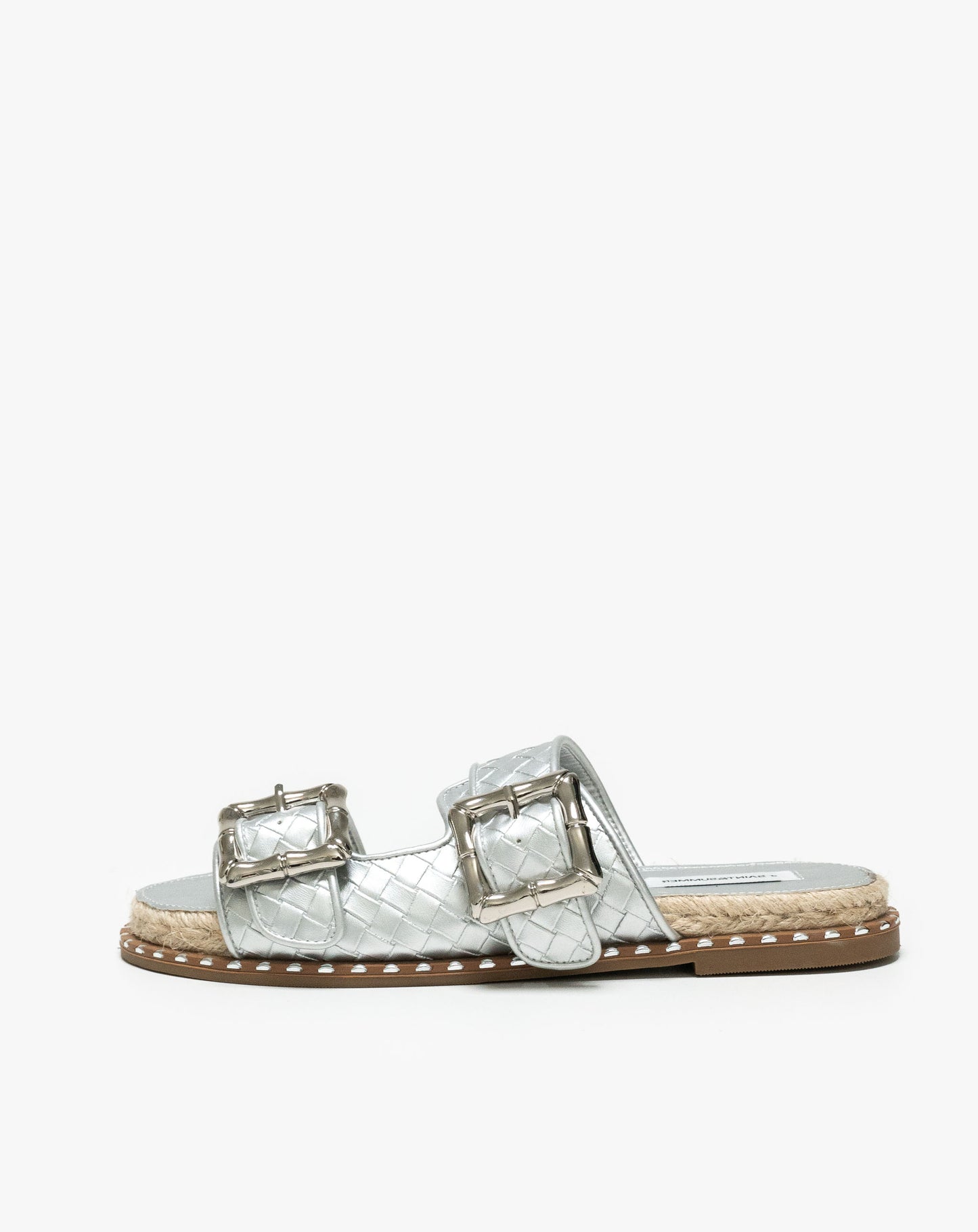 Ladies Clara Buckle Studded Slide Sandal