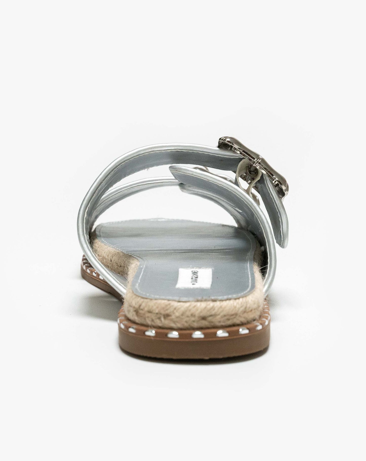 Ladies Clara Buckle Studded Slide Sandal