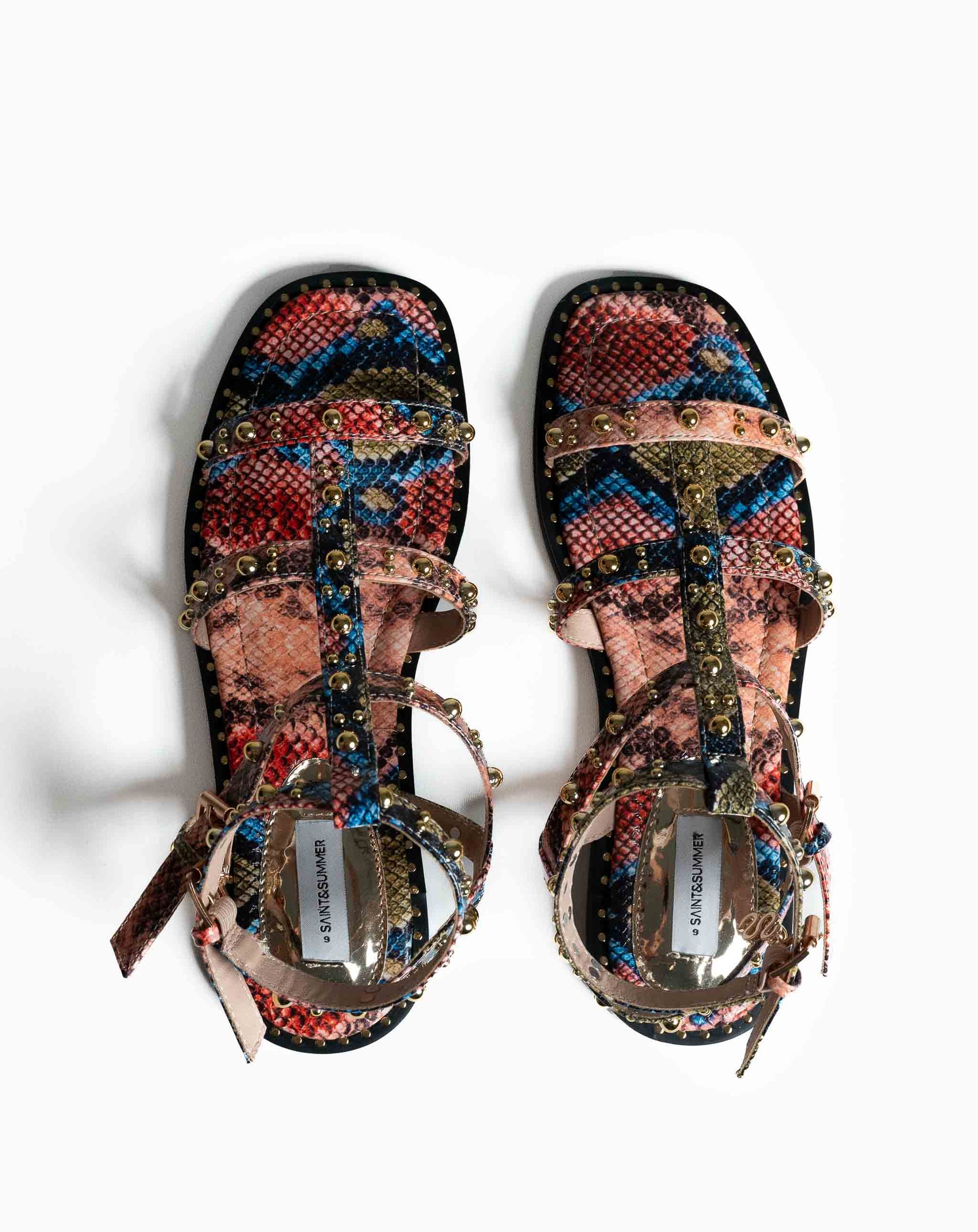 Alora Rainbow Gladiator - Flat Sandals