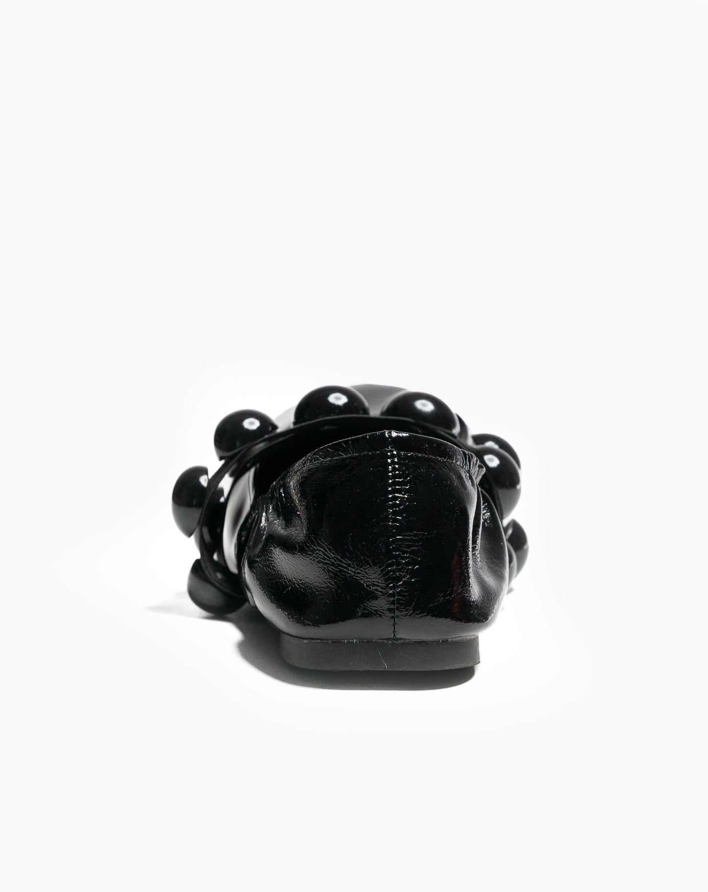 Ladies Sade Black Studded Pump Shoe
