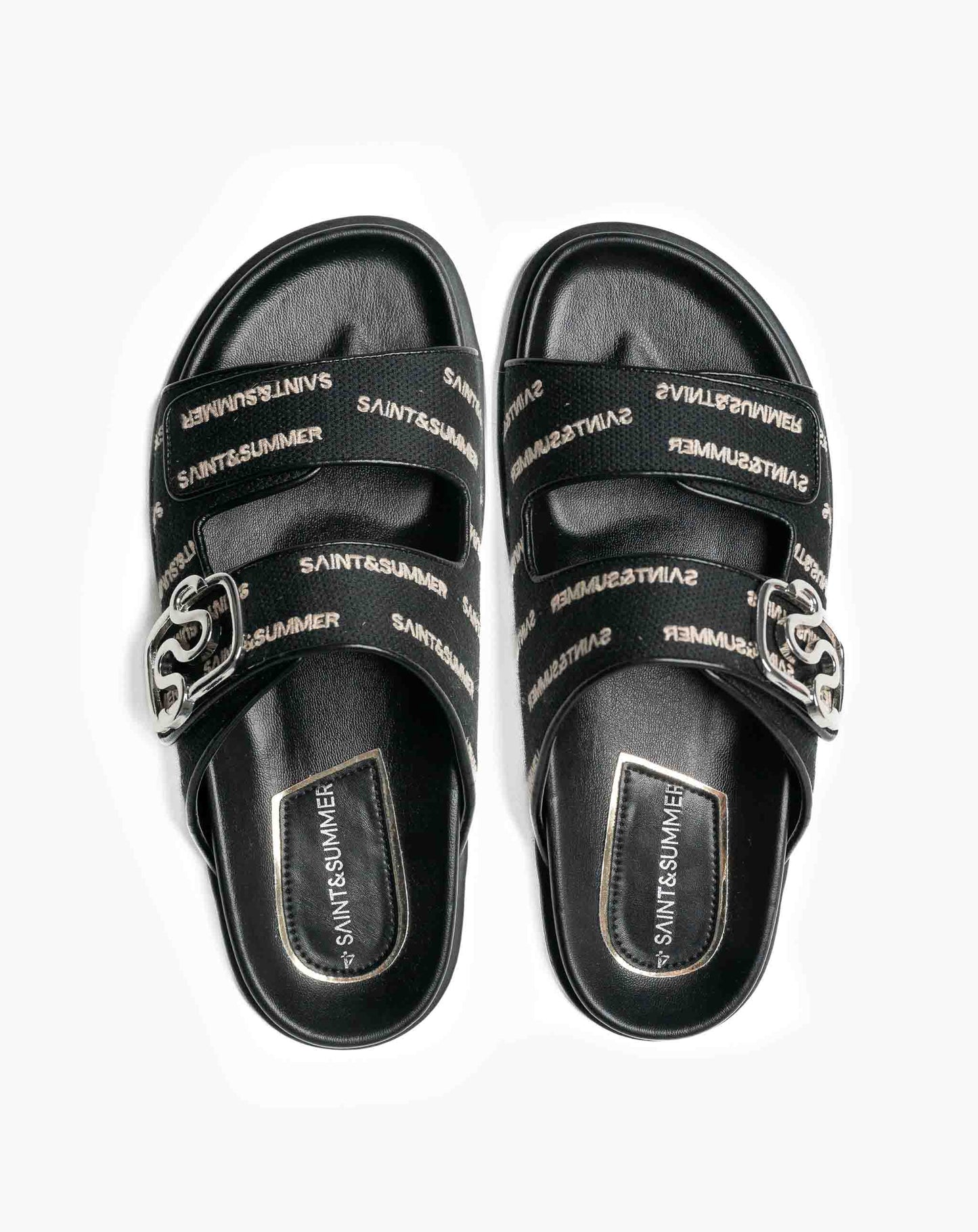 Ladies Leah Buckle Slide Sandal