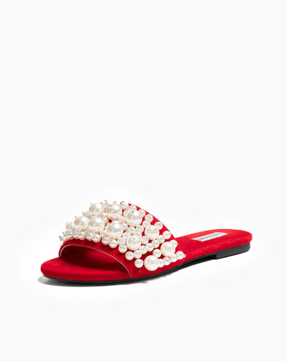 Ladies Holly Pearl Slide Sandal