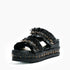 Ladies Terra Raffia Wedge Heels
