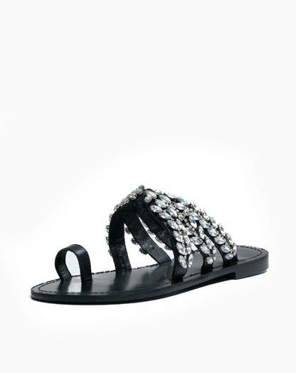 Ladies Notte Diamante Slide Sandal