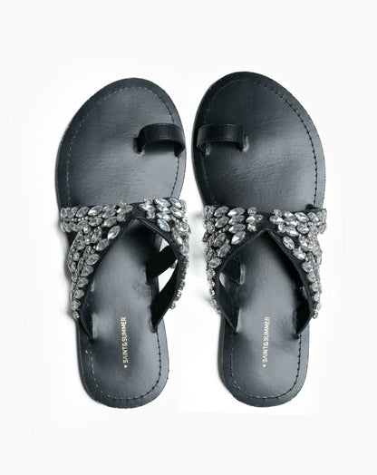 Ladies Notte Diamante Slide Sandal