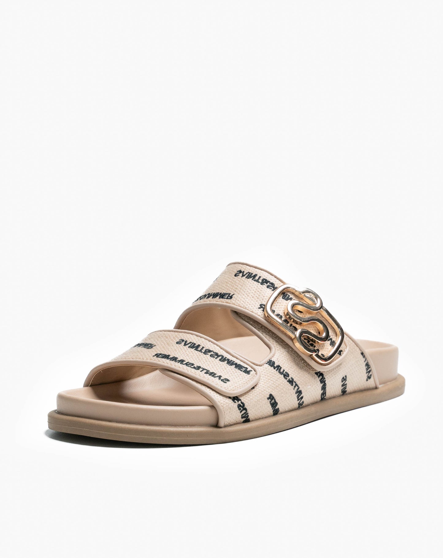 Ladies Leah Buckle Slide Sandal