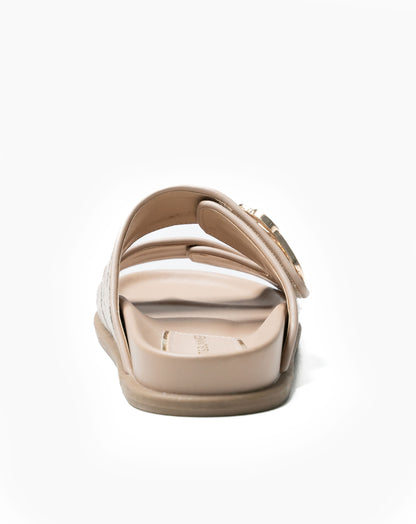 Ladies Leah Buckle Slide Sandal