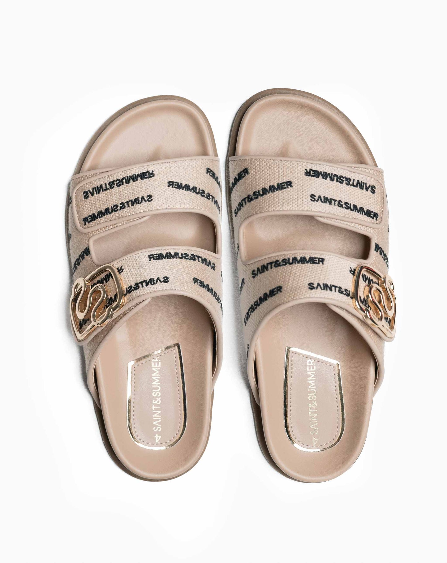 Ladies Leah Buckle Slide Sandal