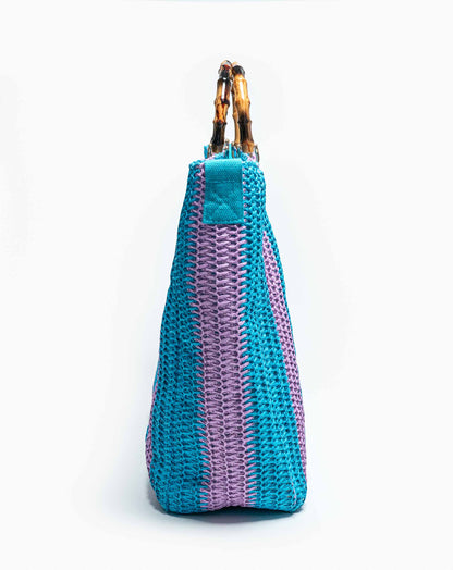 Ladies Jua 2 Tone Basket Bag