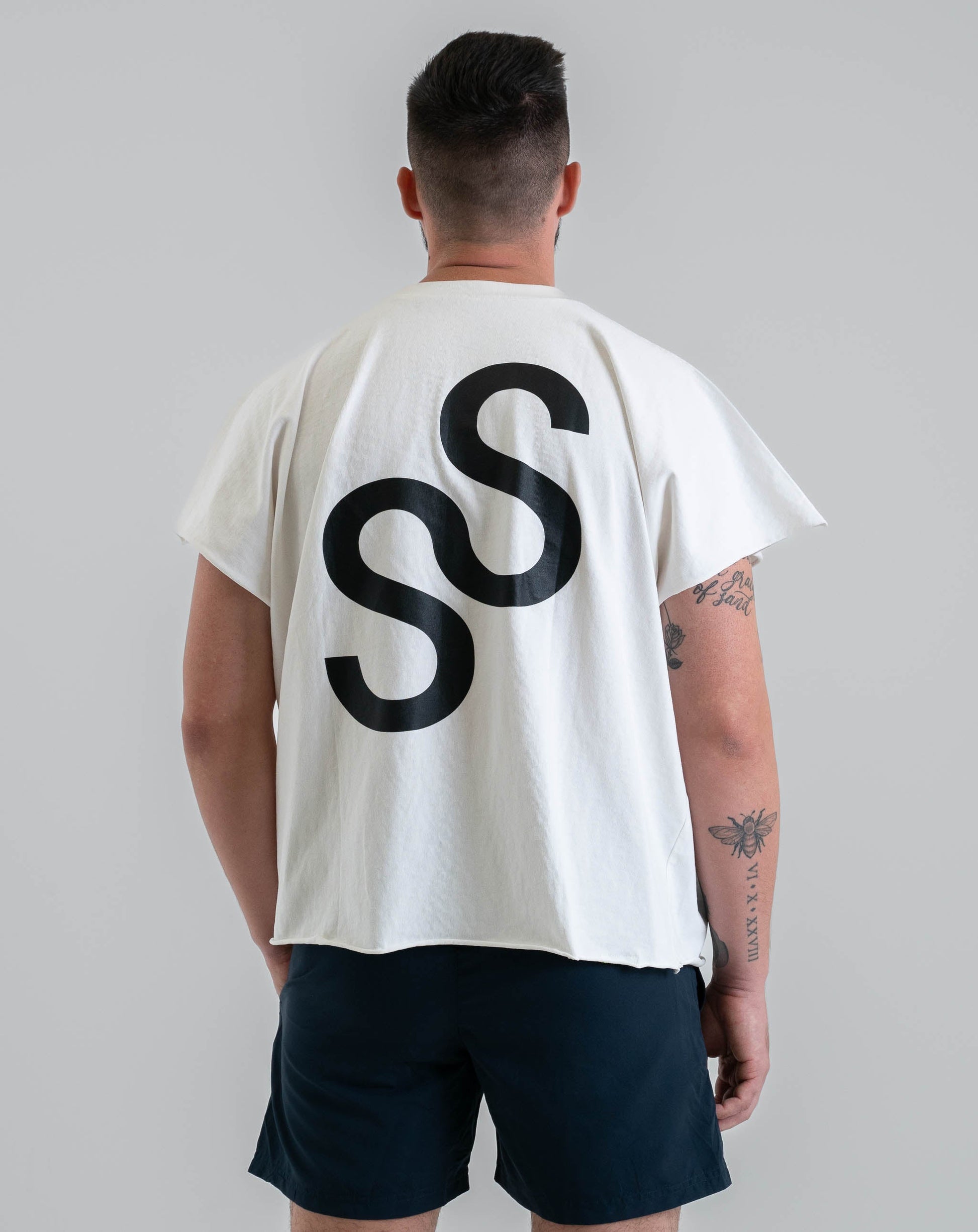 Unisex Boxy Tee White - Knit Tops