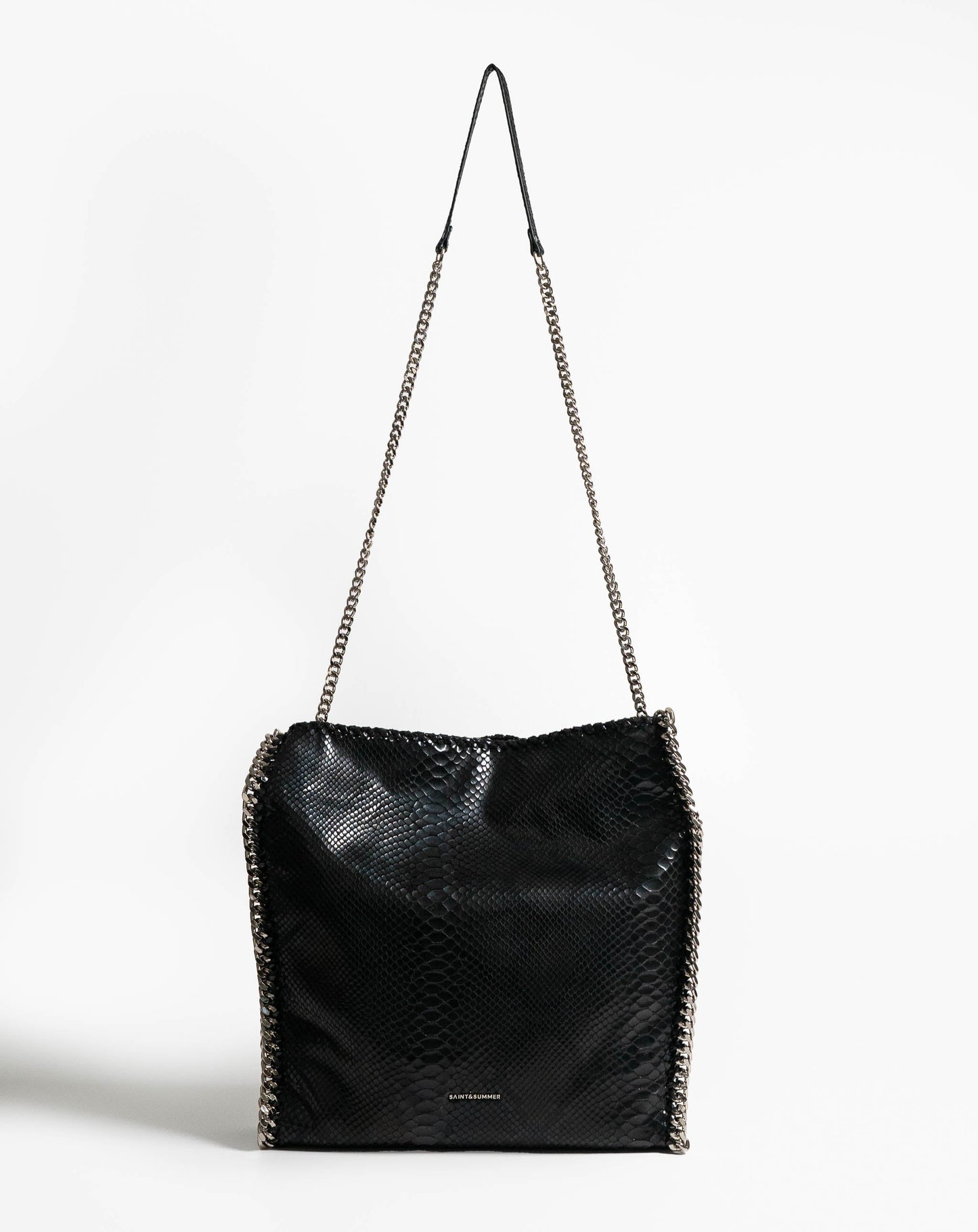 Ladies Liliana Slouch Tote Bag - Black - Bags