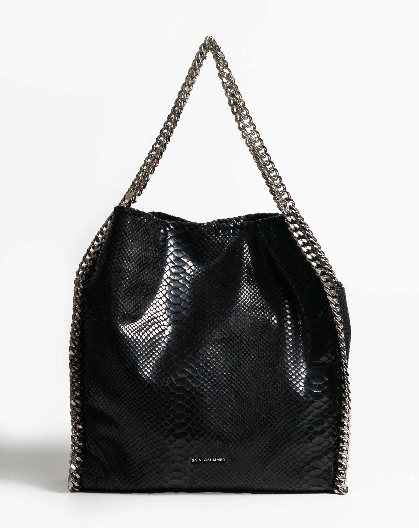 Ladies Liliana Slouch Tote Bag - Black - Bags