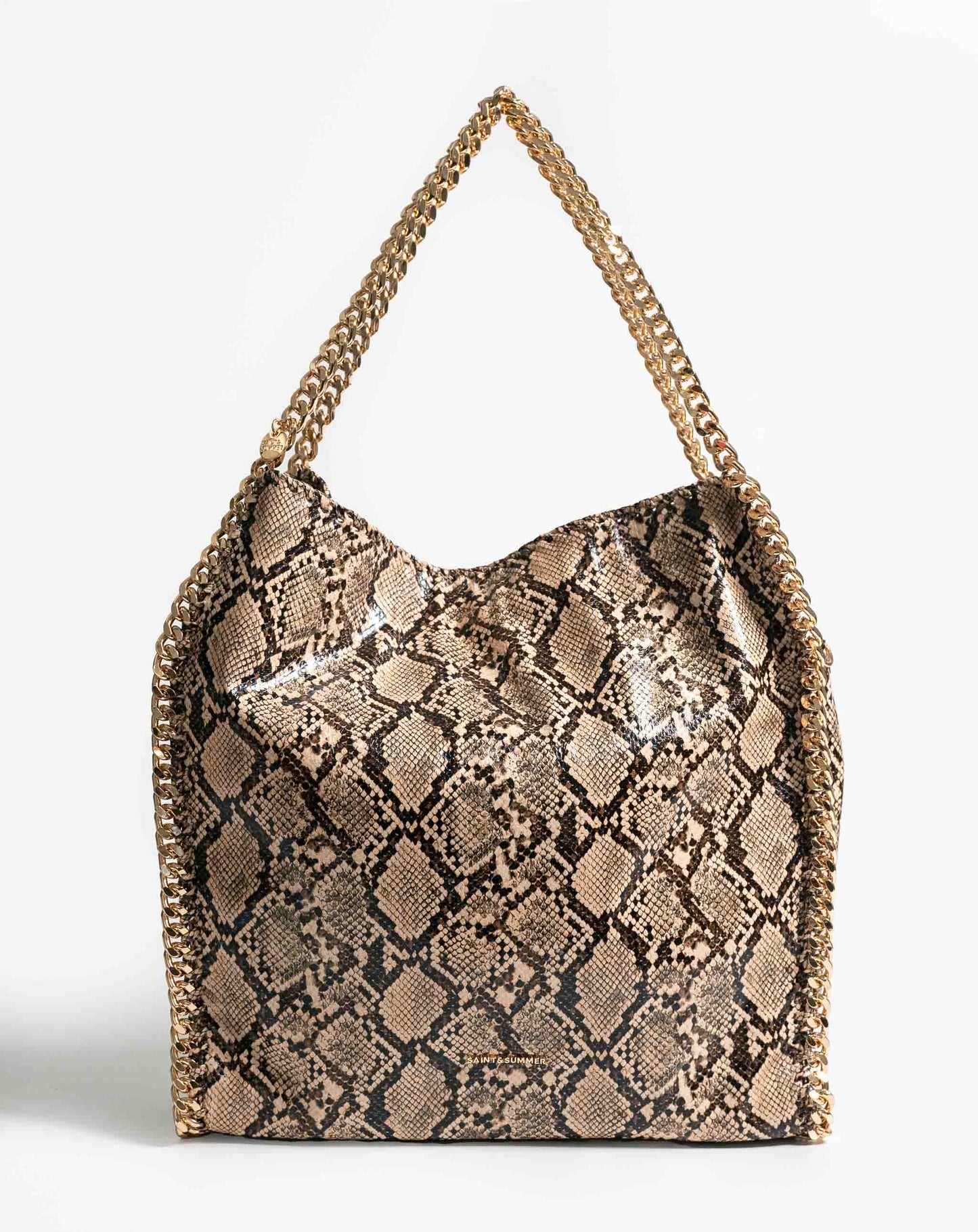 Ladies Liliana Slouch Tote Bag - Taupe - Bags