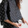 Ladies Noir Button Up Shirt - Knit Tops