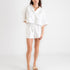 Ladies Frosted Button Up Shirt - Knit Tops