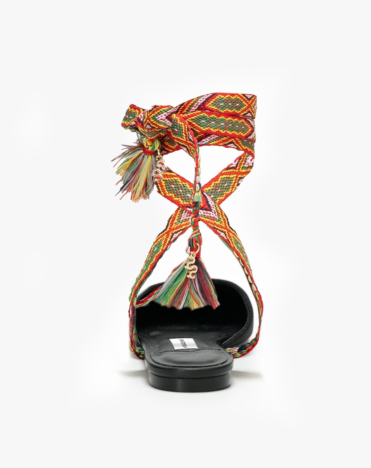 Zari Friendship Tie Mule Sandal