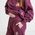Unisex Fleece Pants Burgundy SS Logo