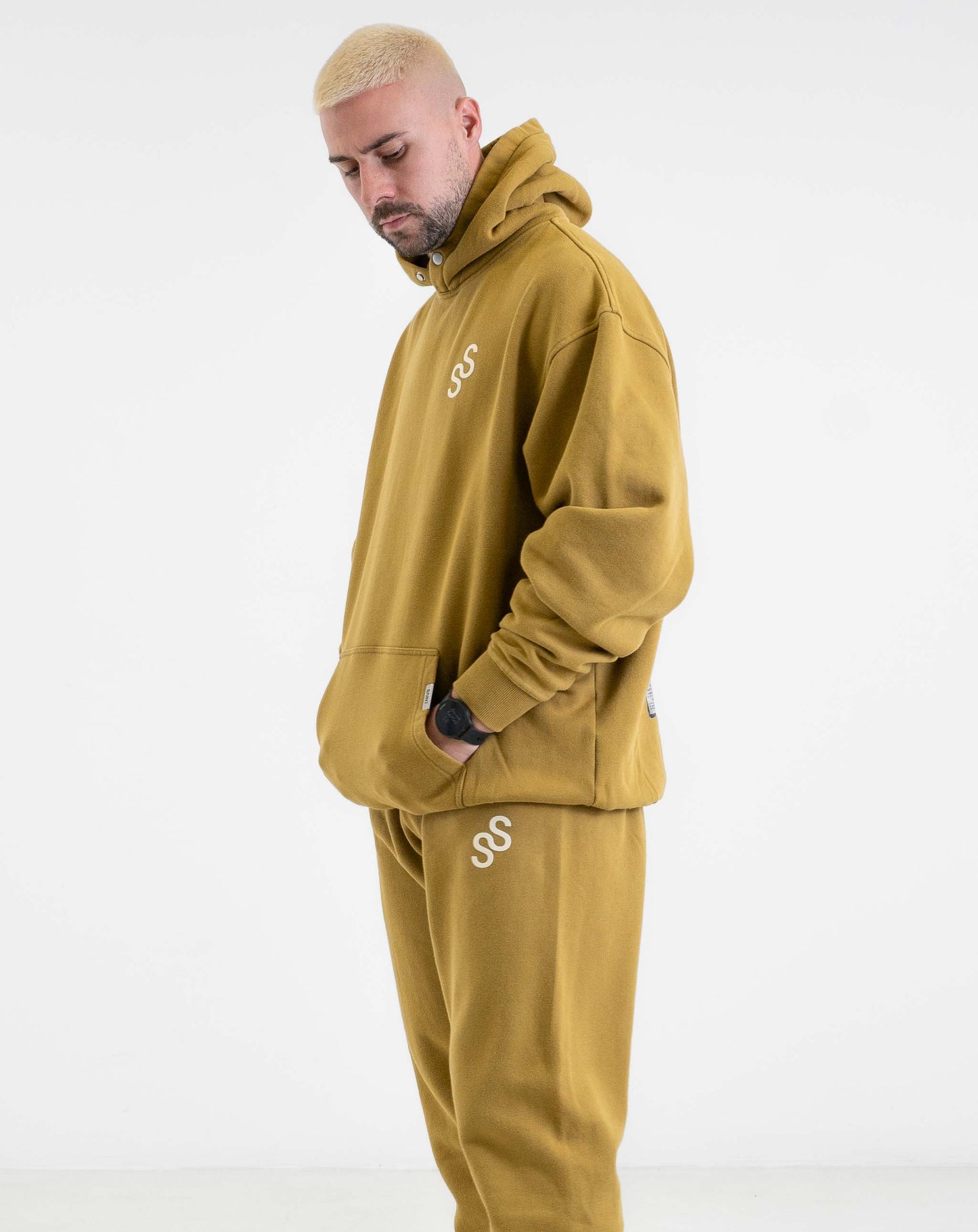 Unisex Spurred Fleece Hoodie