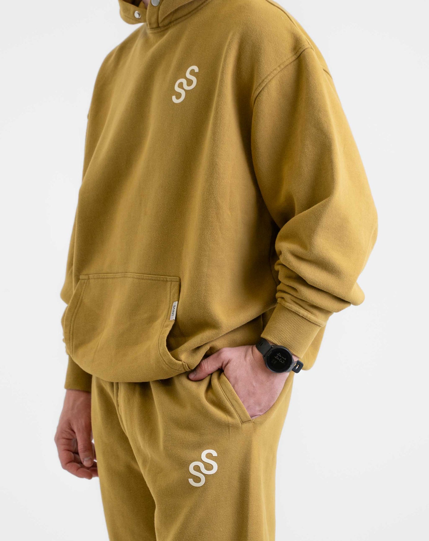 Unisex Spurred Fleece Hoodie