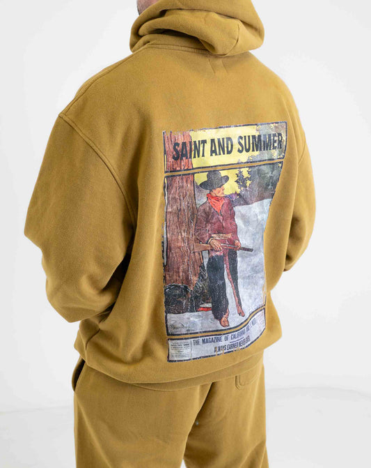 Unisex Spurred Fleece Hoodie