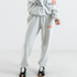 Unisex Fleece Pants Snow Wash Cursive logo