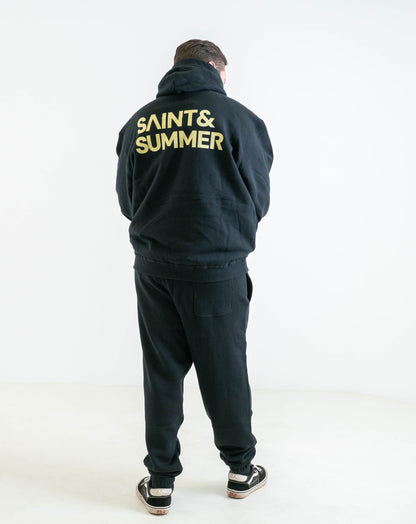 Classic Hoodie & Jogger Combo - Black