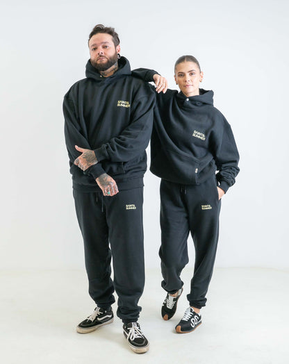 Classic Hoodie & Jogger Combo - Black