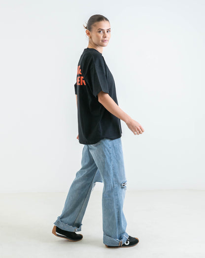 Unisex Classic Print T-Shirt - Black