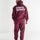 Unisex Burgundy Classic Fleece Hoodie