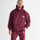 Unisex Burgundy Classic Fleece Hoodie