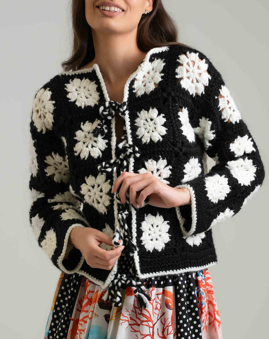 Ladies Daisy Cardigan - Knit Tops