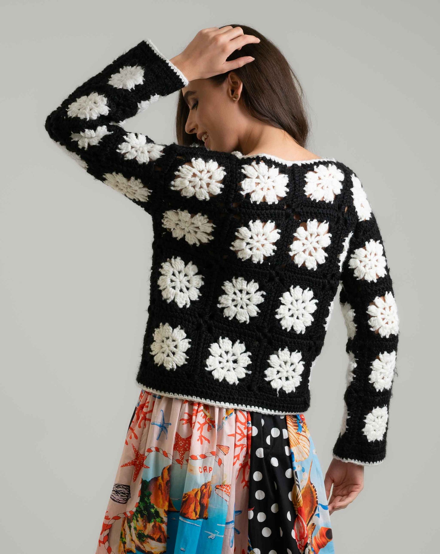 Ladies Daisy Cardigan - Knit Tops