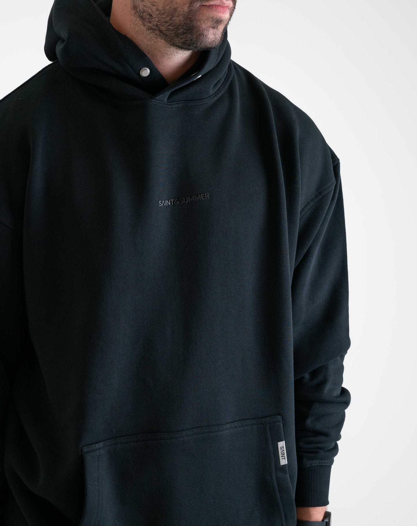 Unisex Basic Hoody - Black - Knitwear