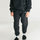 Unisex Fleece Pants Black with Block Logo
