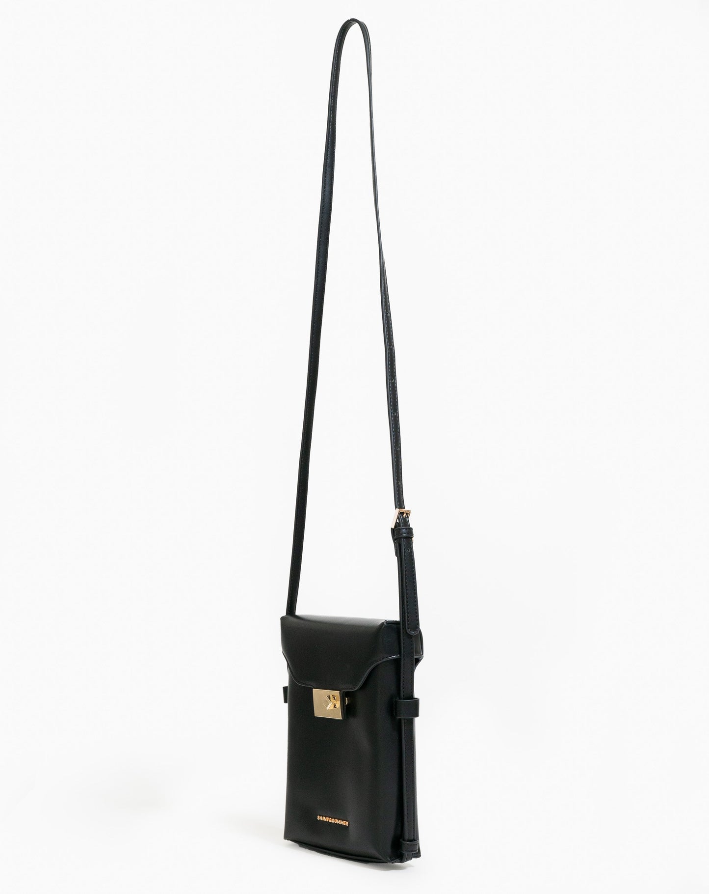 Ladies Gemma Cellphone Pouch - Black - Bags