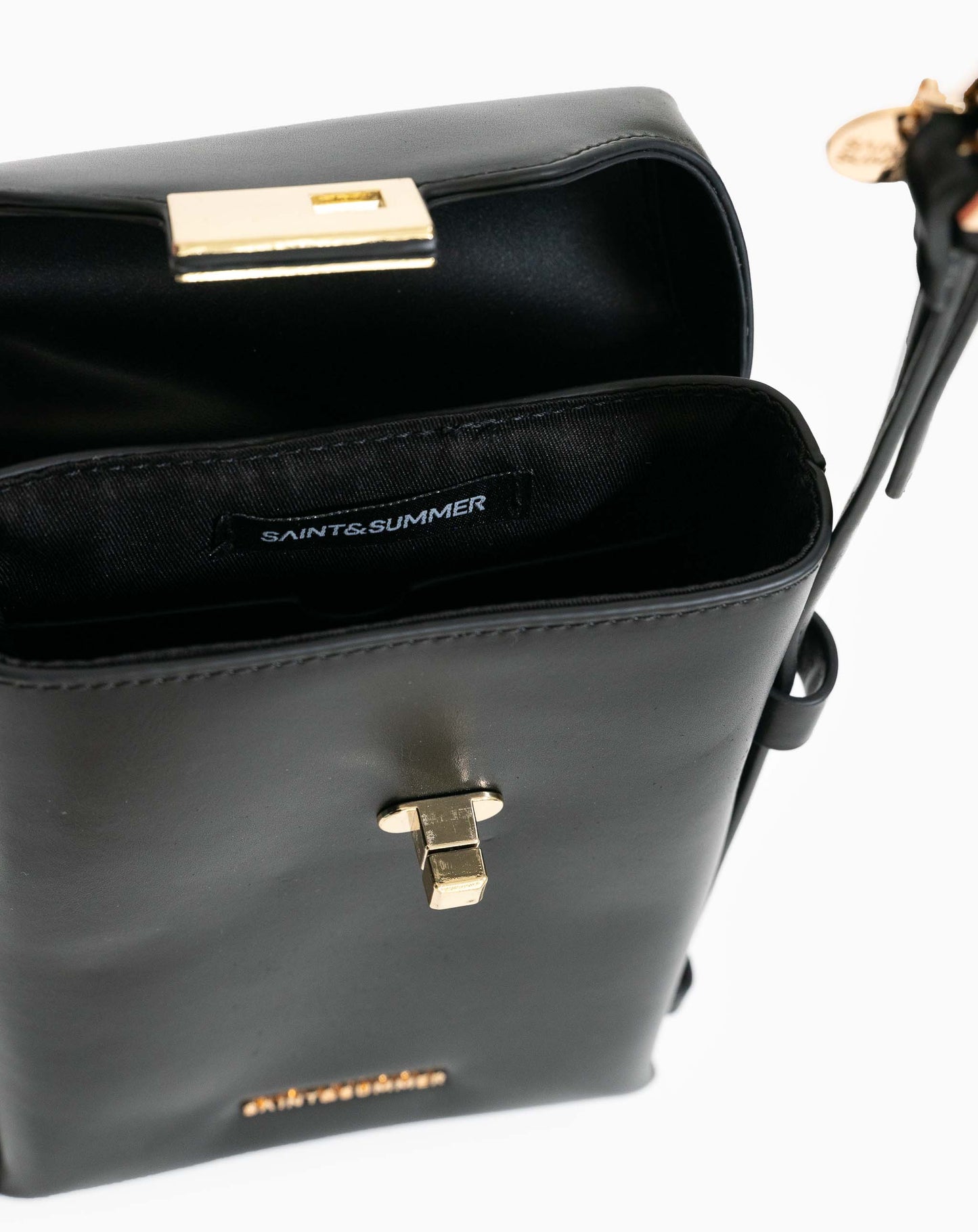 Ladies Gemma Cellphone Pouch - Black - Bags