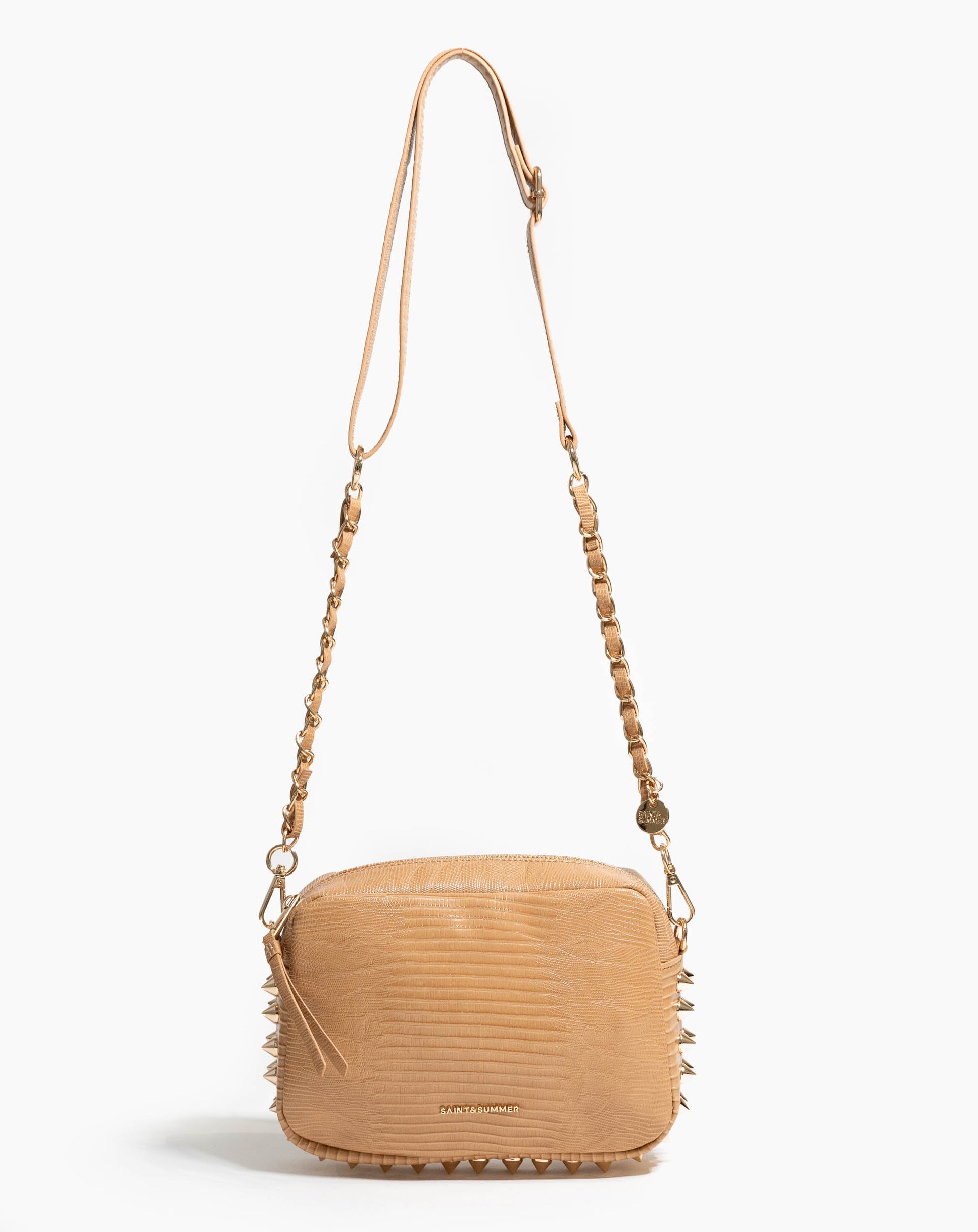 Ladies Massima Crossbody Bag - Camel - Bags