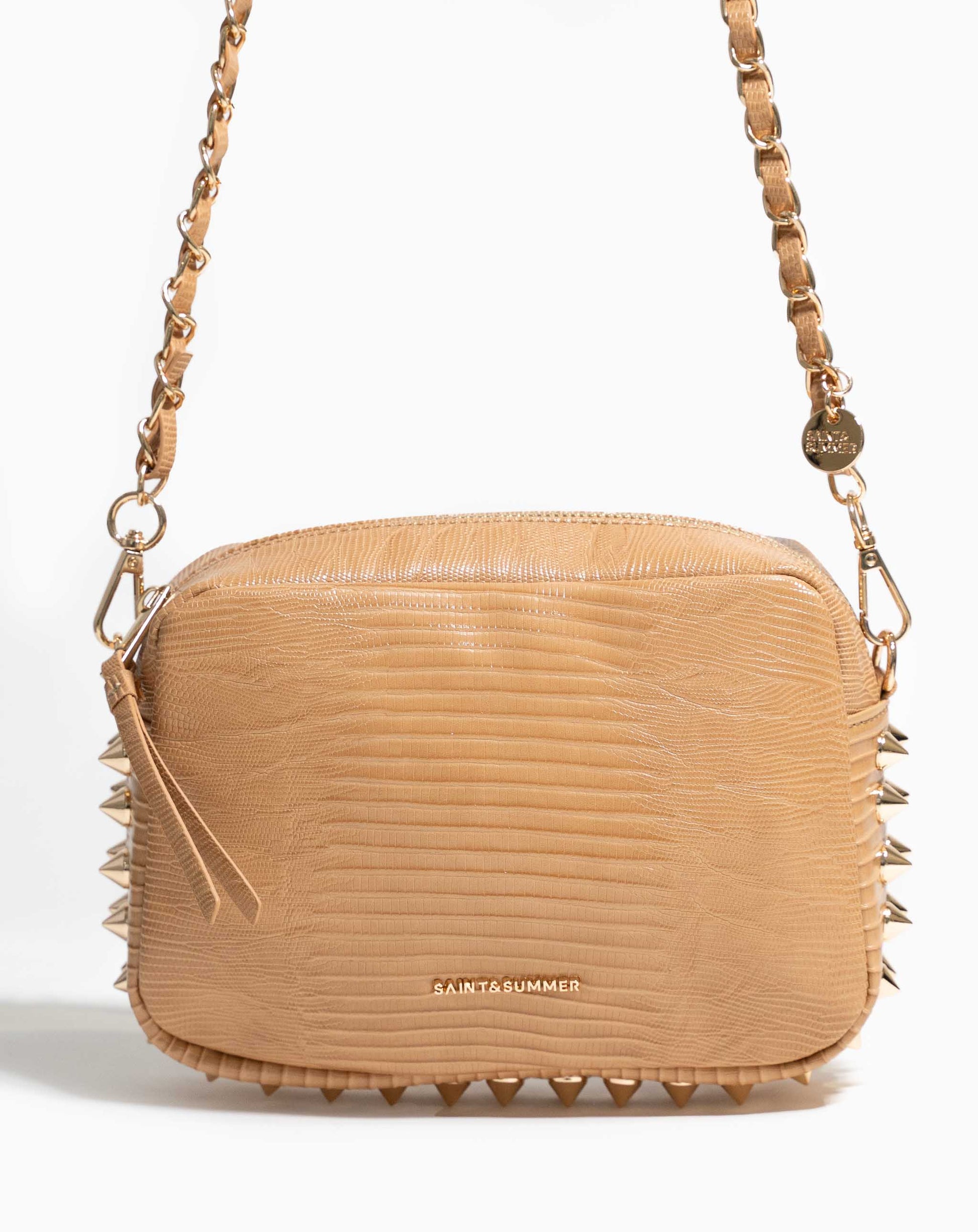 Ladies Massima Crossbody Bag - Camel - Bags
