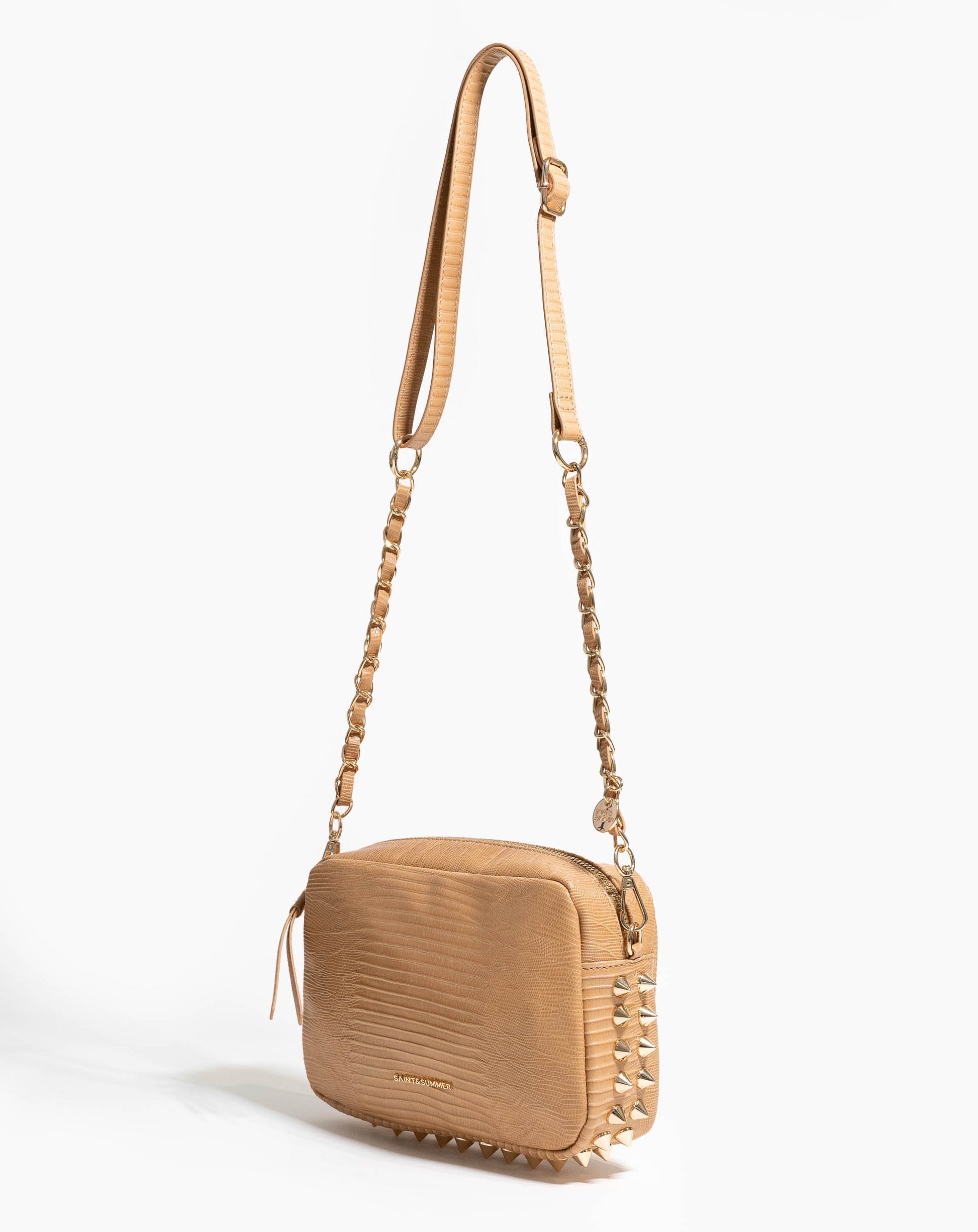 Ladies Massima Crossbody Bag - Camel - Bags