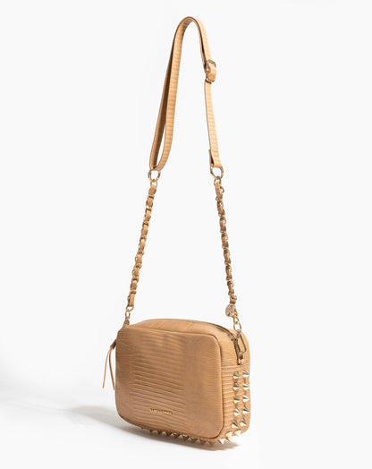 Ladies Massima Crossbody Bag - Camel - Bags